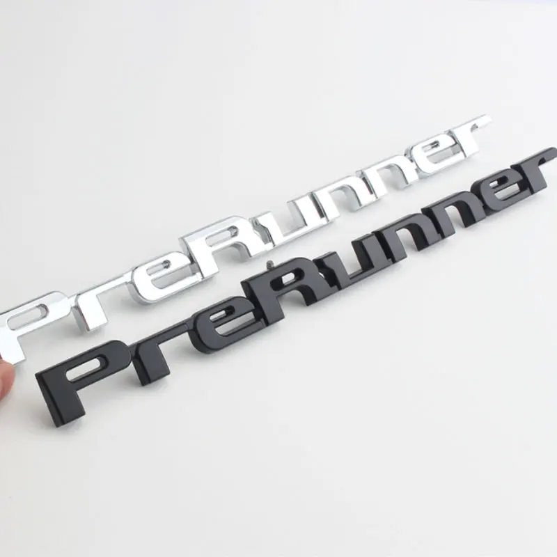 Значок с надписью Prerunner, автомобильные наклейки, аксессуары, украшение логотипа для Toyota Tacuma 05-15, оригинальные аксессуары, переоборудованный багажник.