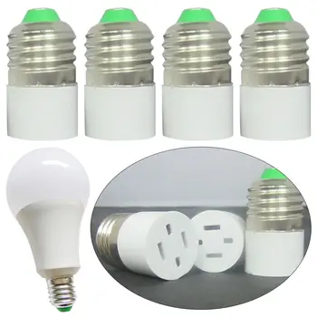Белый преобразователь E27, держатель лампы E27, Прочная розетка для светодиодной лампы