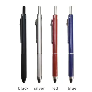 Датчик силы тяжести 3-цветная шариковая ручка для заправки карандашного грифеля, металлическая ручка для подписи, многофункциональная ручка, гелевая ручка, шариковая ручка