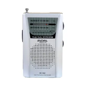 Мини-карманное AM FM-радио, портативное аварийное карманное радио, встроенный динамик, двухдиапазонное AM/FM-радио, портативное для пожилых людей